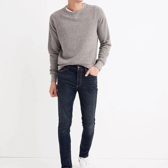 New! Madewell Skinny Jeans in Heney Wash Mens nwot 16395 - Picture 1 of 16
